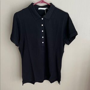 Peter Millar Women’s polo golf shirt short sleeve pique stretch cotton Large NWT